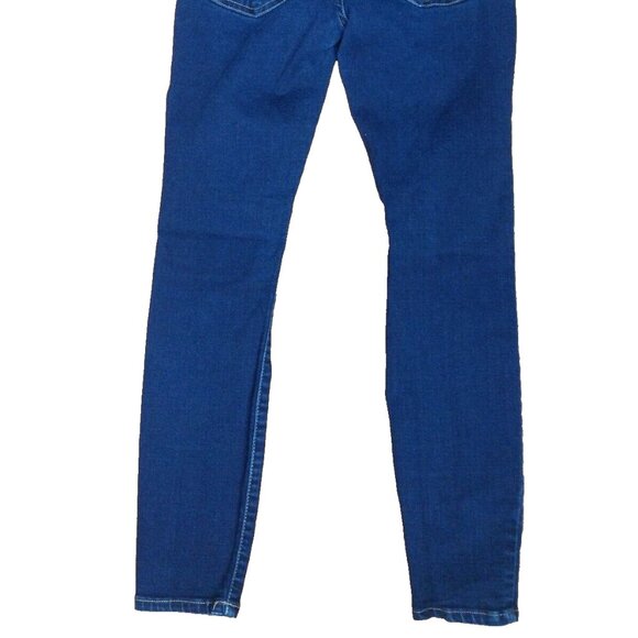 ANA A NEW APPROACH SKINNY JEANS WOMENS 2P PETITE DARK BLUE DENIM STRETCH PANTS - Picture 4 of 16